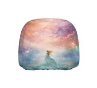 BOAIHH Fantasy Paradise Space - Funda para reposacabezas de coche, 1 unidad, elástica, universal, estilo único, evita el desgaste diario