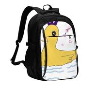 BOAIHH Little Yellow Duck - Mochila de gran capacidad para computadora, compartimento independiente, diseño de alivio de presión, trabajo, desplazamiento