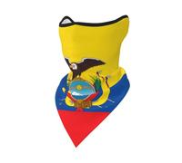 BOAIHH Máscara facial ligera, suave y cómoda con estampado de bandera completa de Ecuador, para ciclismo, correr y pescar