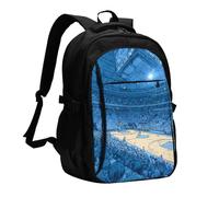 BOAIHH Mochila de gran capacidad para juegos de baloncesto, compartimento independiente, diseño de alivio de presión, trabajo