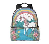 BOAIHH Unicorns by the river - Mochila versátil, ligera y cómoda, adecuada para viajes escolares y viajes diarios