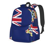 BOAIHH VersatileFlag of the Cayman Islands - Mochila para estudiantes, elegante y duradera, adecuada para la escuela, ciclismo, senderismo y actividades al aire libre