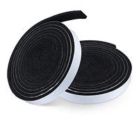 Boao Junta de Barbacoa Cinta de Parrilla de Ahumador Negra Sello de Parrilla de Alta Calor Junta Autoadhesiva, 7,5 Pies de Longitud 1/8 Pulgadas de Espesor (2, 0,5 Pulgadas de Ancho)