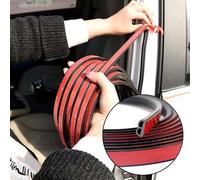 BOAOSI Junta de goma para puerta de coche, junta de goma insonorizante para ventana y puerta, borde del maletero, cubierta del motor en forma de B de 52.4 pies de largo (2 rollos de 26.2 pies)