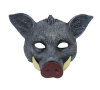 Boar Mask Cosplay Mask Cosplay Face Cover Horror Masks Pu Party Cosplay Mask Party Performance Mask (Grey)