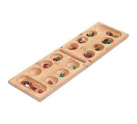 Board Game - Africa Board Game | Folding Wooden Boards Chess, Portable and Educational Two-Player Strategy Games, Folding Wooden Boards and Colorful Glass Stones For Adults Ands Kids