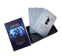 Board Game, Divination Playing Cards, 3.94x2.95x0.98 Inches Games Tool, Forward Fortune with Secure Handle, Spiritual Accessory for Family Night Entertainment, Home Supply for Telling Gathering Party