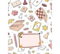 Board Game & Puzzle Lovers Composition Notebook: Wide Ruled 110-Page Notebook for Game Nights, Planning, and Creative Ideas - 7.5x9.25 inches