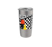 Board Gamer My Strategy Is Chaos Tabletop Gaming Vaso térmico de acero inoxidable de doble pared