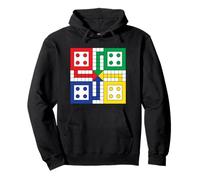 Board Games Play Ludo On Your Shirts Illustration Graphic Sudadera con Capucha