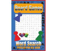 Board Games Word Search Puzzle Book: Word Searches with Easy to Read Print about Board Games, Card Games, Retro Party Games, and more | 6x9 inches, ... Holidays, Relaxation and other Free Times