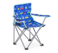 Board Masters - Silla Plegable de Camping y Playa de Volkswagen con reposabrazos y Motivos de T1 Bus y Escarabajo (53 cm/Samba y Beetle/Azul)