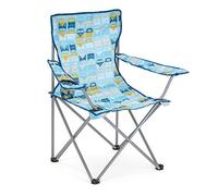 Board Masters - Silla Plegable de Camping y Playa de Volkswagen con reposabrazos y Motivos de T1 Camper Bus (85 cm/Multi Camper/Azul)