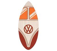Board Masters VW Collection - Skimboard de Madera auténtica Volkswagen (104 cm) Unisex T1 Camper Bus (Frente del Bus/Rojo)