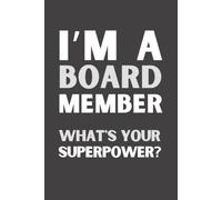 Board Member Gift: Funny Appreciation Notebook | Thank You Journal for Board Members, Advisory Board Members & Nonprofit Leaders | 6x9 Lined Notebook