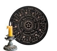 Board - Placas metafísicas con letras, tabla de Dowsing Board | Board with Planchette Ouija Board with Pointer for Spiritual Practice Board with Alphabet for Home Use