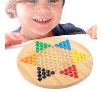 Board Set - Beads de Vidrio Chino, Wood Hexagonal Playboard | Los Amigos del Familiar juegan Mesa, Juegos de Mesa, de Entretenimiento, de Estrategia clásica