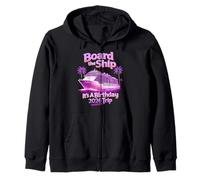 Board The Ship It's A Birthday Trip Party 2026 Cruise Squad Sudadera con Capucha