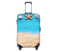 Boards and Beach - Fundas de equipaje de viaje - Fundas elásticas para maletas protectoras para equipaje de 18 a 32 pulgadas, Negro -, X-large