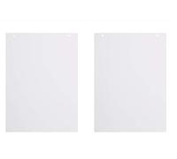 BoardsPlus - Bloc de Papel para Rotafolios blanco liso - Bloc A1 para Pizarra de Caballete, papel de 60 gr/m², 20 hojas (Paquete de 2)