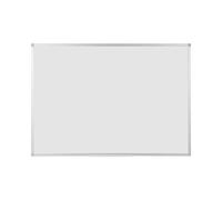 BoardsPlus - Pizarra Blanca Magnética, 105 x 75 cm, Superficie en Acero Lacado, de Borrado en Seco con Marco de Aluminio y Bandeja