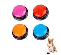 BoArt Botón de grabación de Voz, Botones de Perro para comunicación, zumbador de Entrenamiento de Mascotas, grabación y reproducción de 30 Segundos, clicker de grabación de Voz para Gato, Cachorro,