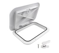 Boat Access Hatch - Rectangle Marine Inspection Door, Non Slip Gasket Seal Panel with Weather Resistant Hinge System, Easy Open Flush Mount Design, Ideal for Sail Yachts Workboats Deck Floor Use