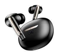 Boat Airdopes 141 ANC (~ 32 dB), 50 ms de Baja latencia, 4 micrófonos ENx, batería de 42 Horas, Carga rápida, IPX5, v5.3 Bluetooth TWS, Auriculares inalámbricos con micrófono (Negro metálico)