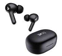 boAt Airdopes 71 TWS - Auriculares con 40 Horas de reproducción, micrófono Dual con ENx, ASAP, IWP, Modo Beast de Baja latencia de 50 ms, IPX4 y Pocket ID (Negro Activo)