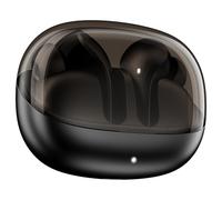 Boat Airdopes Plus 311 TWS - Auriculares inalámbricos Bluetooth | Batería de 50H, Carga rápida, micrófono Dual ENx, Modo de Baja latencia, IPX4 Resistente al Agua, diseño de Vidrio (Negro carbón)