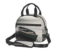 Boat by the Sea - Lonchera para hombres y mujeres, lonchera de gran capacidad, reutilizable, aislada, con correa ajustable para el hombro, lonchera para adultos