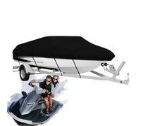 Boat Cover - 190T Oxford Cloth Weatherproof Dinghy Wrap | Heavy Duty Waterproof Marine Protector with UV | Tear Resistant Storage Cover, For Fishing Beach Outdoor Boat 11-22FT