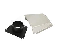 Boat Cowl Vent Marine Vent Cover 304 Acero Inoxidable con Base de Nailon a Prueba de Humedad para Barcos Yachts Accesorio Ventilación Marine Cowl Ventilator Boat Vent Cover