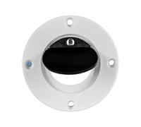 Boat Deck Hatch, Round Marine Deck Cover with Detachable Lid, 2.81x0.43 Inches Sturdy Replacement Parts for Yacht Ship Open Water Adventures and Outdoor Mobile Living, Weather Resistant Design