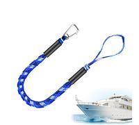 Boat Dock Lines, Anchoring Rope with Clip, Marine Security Gear, Heavy-Duty Tie System, Blue, Green, Black, Kayak Equipment for Pontoon, Canoa, Motorboats, Rafting, Watercraft Use