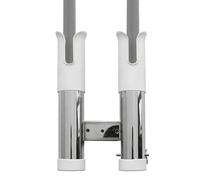 Boat Fishing Rod Holder - Stainless Steel Pole Stand, Marine Grade Tube Rack with Flared Edge Protection, Pipe Storage Design, Ideal for Trolling Saltwater Pontoon Kayaks