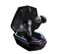 boAt Immortal 131 - Auriculares inalámbricos para Juegos con 40 Horas de reproducción, Llamadas claras con ENx™, Baja latencia, Luces RGB (Sable Negro)