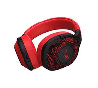 Boat Rockerz 550 - Auriculares inalámbricos Bluetooth con micrófono hasta 20 Horas de reproducción, Controladores de 50 mm, Almohadillas Acolchadas Suaves y Aislamiento físico de Ruido (Rojo)