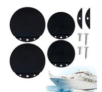 Boat Scupper Flapper - Rubber, Scupper Replacement, Heavy-Duty Design | Marine Boat Plug, 4-Piece Set For Speedboat, Sea, Dock Detailing, Saltwater, Freshwater, Boating, Fishing, Yacht Maintenance