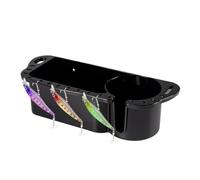 Boat Storage Box - Cup Holder and Tackle Organizer for Fishing, Kayak and Marine Accessories for Outdoor Anglers Men Beginners, Suitable for Saltwater Freshwater Adventures