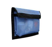 Boat Storage Mesh Bag, Boat Waterproof Mesh Bag, Hook And Loop Organizer for Cabin Cockpit Console Trailer Yacht Outdoor Use Boating Household Organization Keeping Essentials Safe Accessible Neat