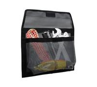Boat Storage Mesh Bag, Boat Waterproof Mesh Bag, Hook And Loop Organizer for Cabin Cockpit Console Trailer Yacht Outdoor Use Boating Household Organization Keeping Essentials Safe Accessible Neat