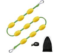 Boat Tow Rope - 60FT Heavy Duty Double Hook Towing Line, Marine Grade Water Sports Rope, High Strength Wakeboarding Tubing Pull Cable, Floating Safety Tow System | Kayak Wakeboarding Fishing Drift