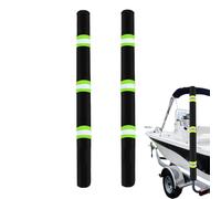 Boat Trailer Guides - Oxford Cloth Pearl Cotton 91cm 2 Piece | Heavy Duty Waterproof Protector Pole Cover Set, Marine Trailer Guide Covers | Boat Launching Docking Loading Protection For Lake River