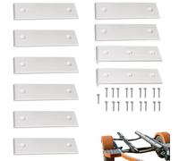 Boat Trailer Slides For Bunks - ABS 10 Pieces Set | 3x10in Heavy Duty Glide Bunk Enders | Launching And Loading Aid For Boat On/Off Trailer Marine Traīler Use Unloading A Breeze.