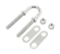 Boat U-Bolt | Heavy Duty Stainless Steel Marine Hardware | Yacht Rigging U-Bolt | For Deck Equipment, Dock Maintenance, Anchors, Industrial Machinery, Outdoor Fastening