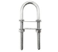 Boat U-Bolt - Marine Hardware U-Bolt For Boat | Yacht U-Bolts For Anchors & Dock Maintenance | Heavy Duty Stainless Steel Tie Down Eye Fastener, Industrial Machinery Outdoor Rigging, 1-Pack