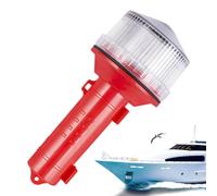 Boats Flares, LED Marine Strobe Light, Waterproof Beacon, Portable Safety Signal Device, Long-Lasting Battery-Powered Lights, (1PC Orange), For Kayak Yacht Pontoon Survival Use