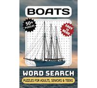 Boats Word Search Puzzle Book: Word Searches with Easy to Read Print, Boat Themed, Yachts, Sailboats, Fishing Boats and More | 6x9 inches, 110 pages | ... Gift, Vacations, Holidays and Free Times