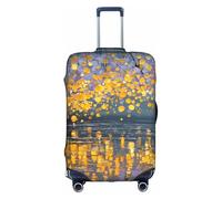BOAXXL Water Reflections - Funda de equipaje para maletas de negocios, duradera y elegante, protector para exteriores, White, M